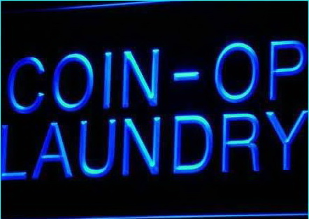 Coin-op Laundry Dry Clean Display